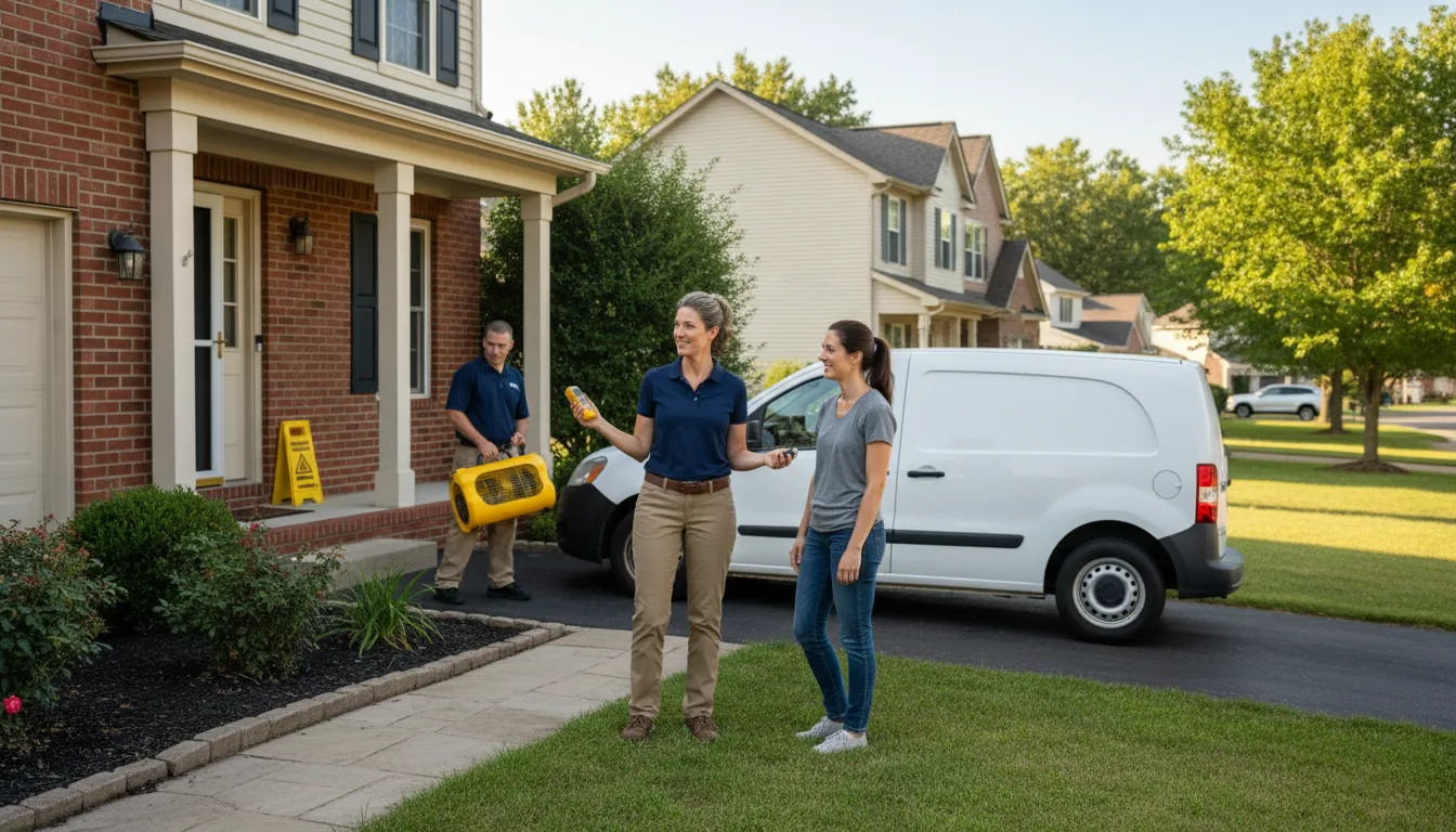 Water restoration image for Mold Remediation in Lansing, NC